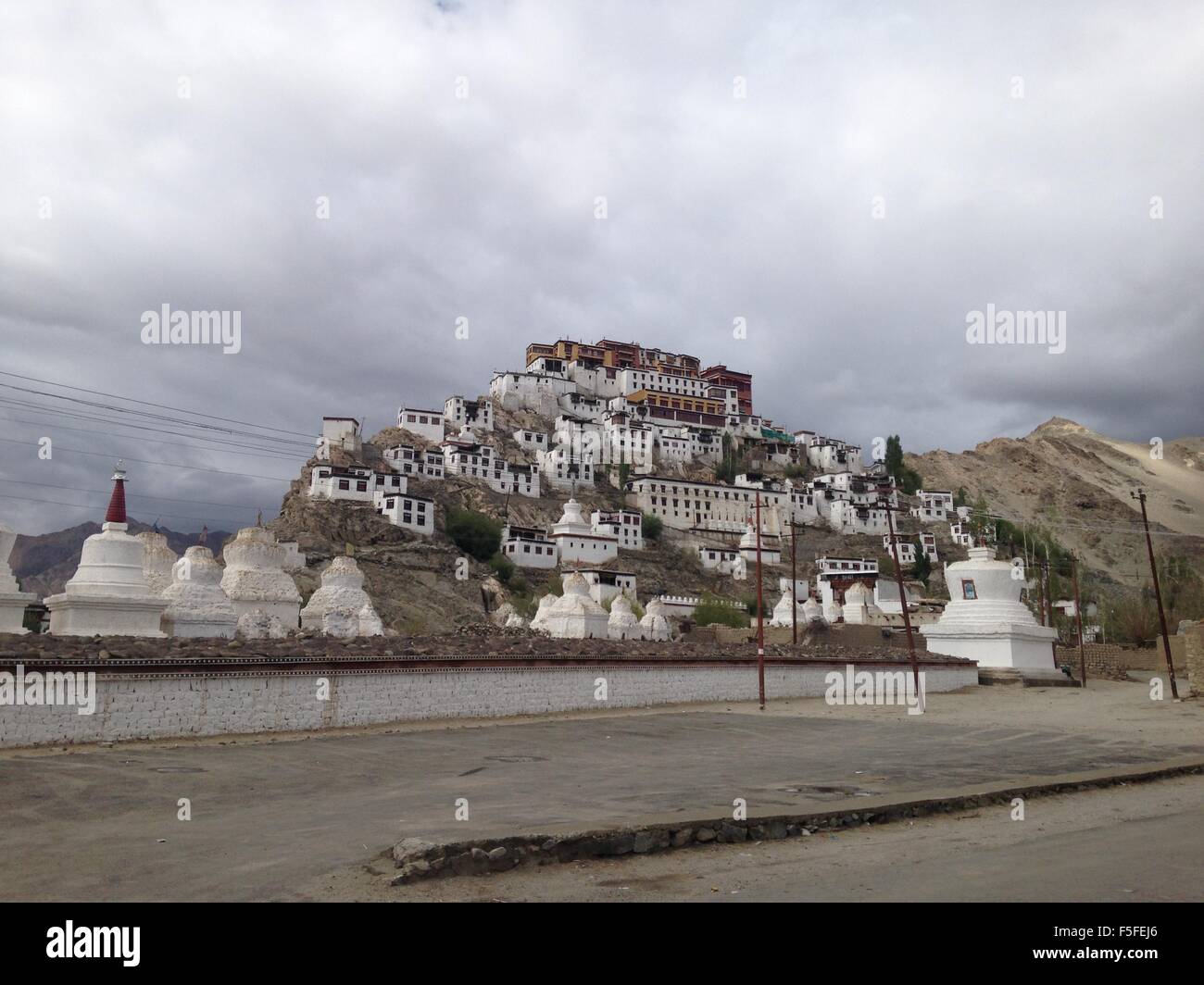 Thikse Gompa, Leh, Ladakh Stockfoto