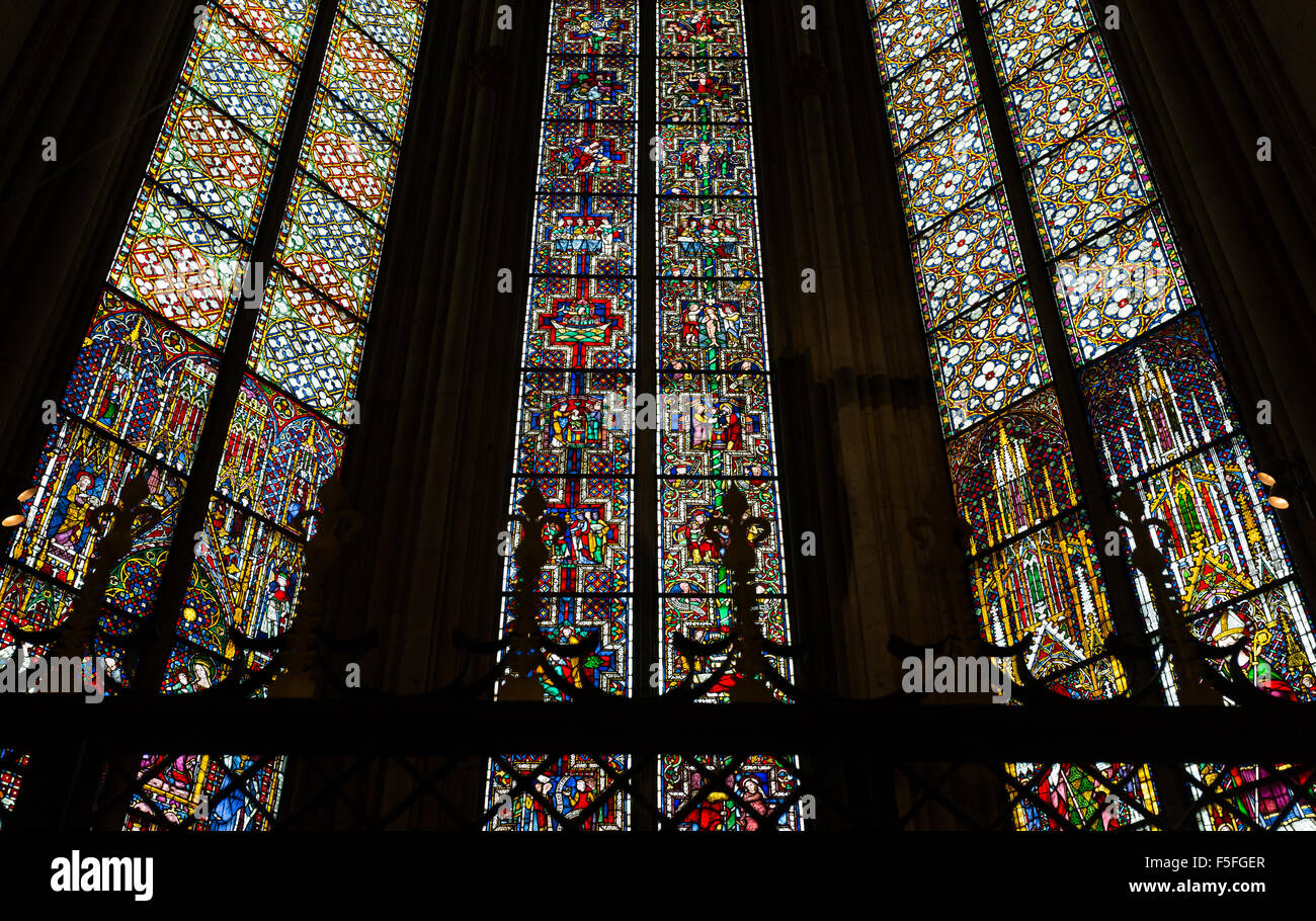 Glasfenster Stockfoto