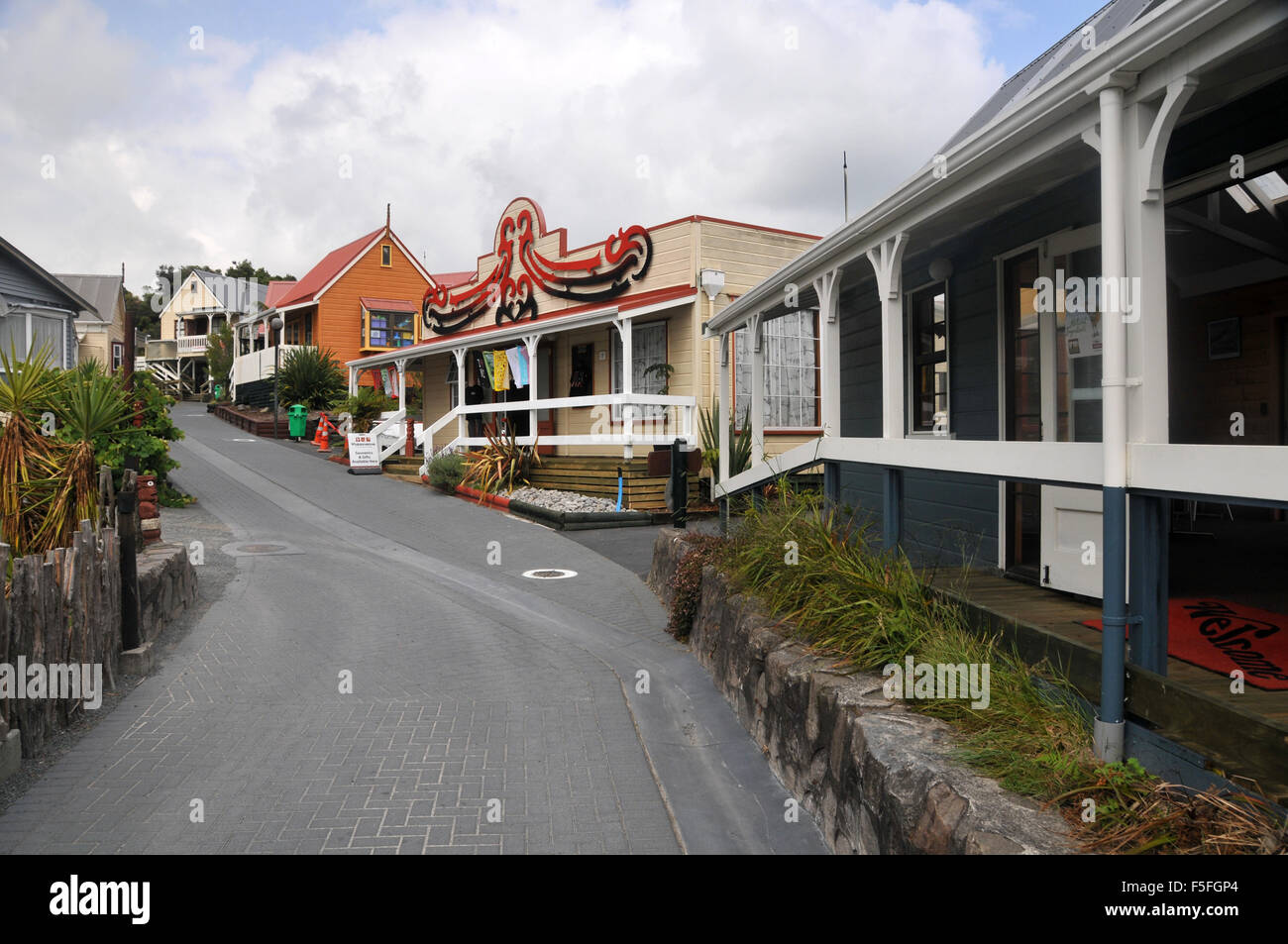 Whakarewarewa Maori Village, Rotorua, Nordinsel, Neuseeland Stockfoto