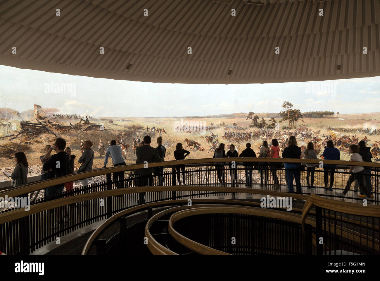 Osteuropa panorama der schlacht von raclawice Fotos und Bildmaterial