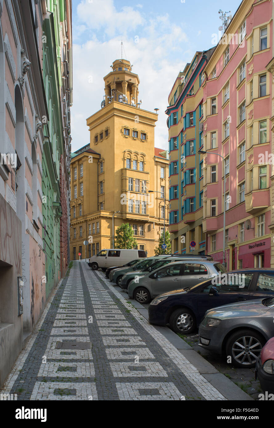 Prag, Tschechische Republik, International Telephone und Telegraph Office Stockfoto