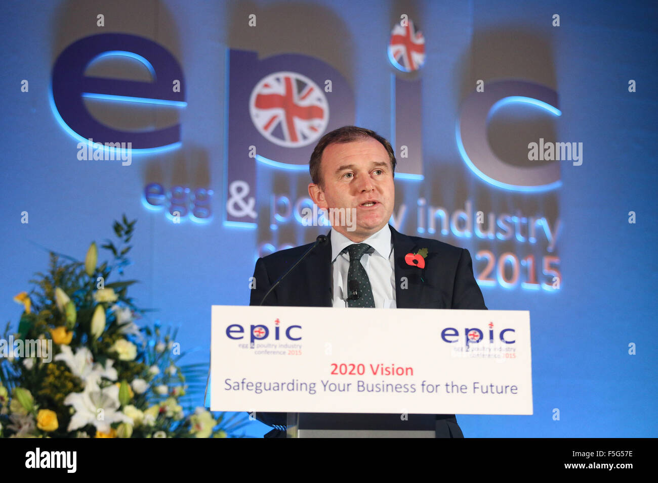 George Eustice, britischen konservativen Politiker, mp für Lizard und redruth, Minister für Landwirtschaft. Stockfoto