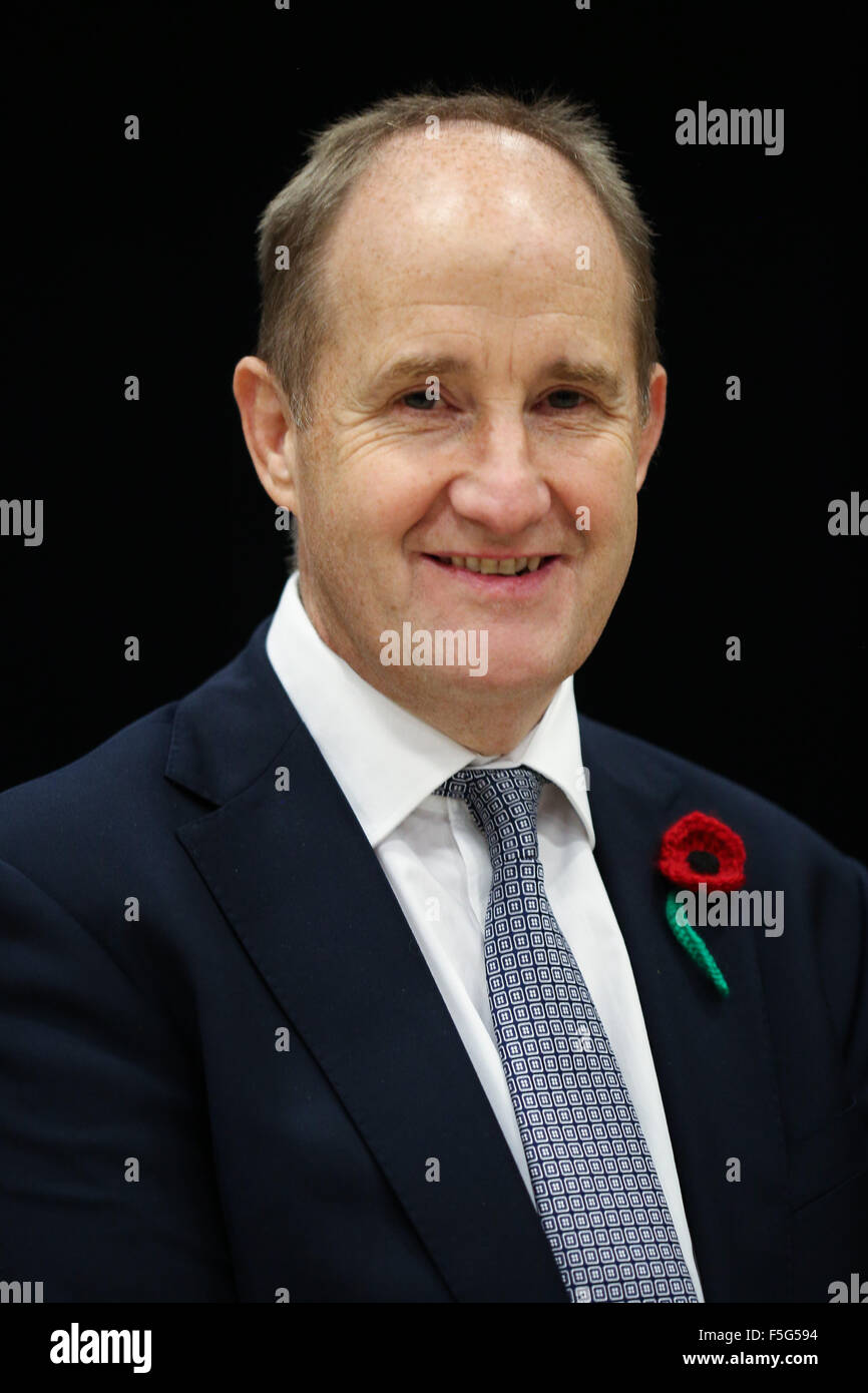 Kevin hollinrake, einem britischen konservativen Politiker und Mitglied des Europäischen Parlaments für thirsk und malton. Stockfoto