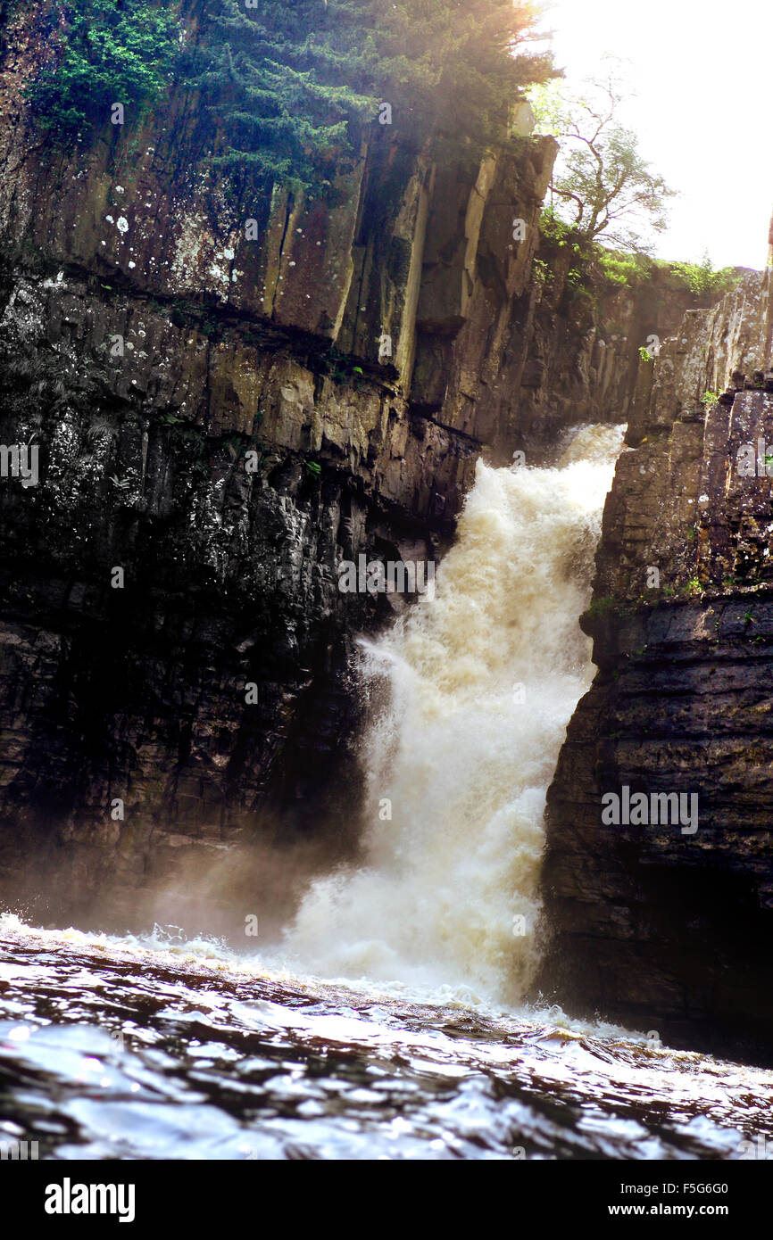 Hohe Kraft Wasserfall Stockfoto