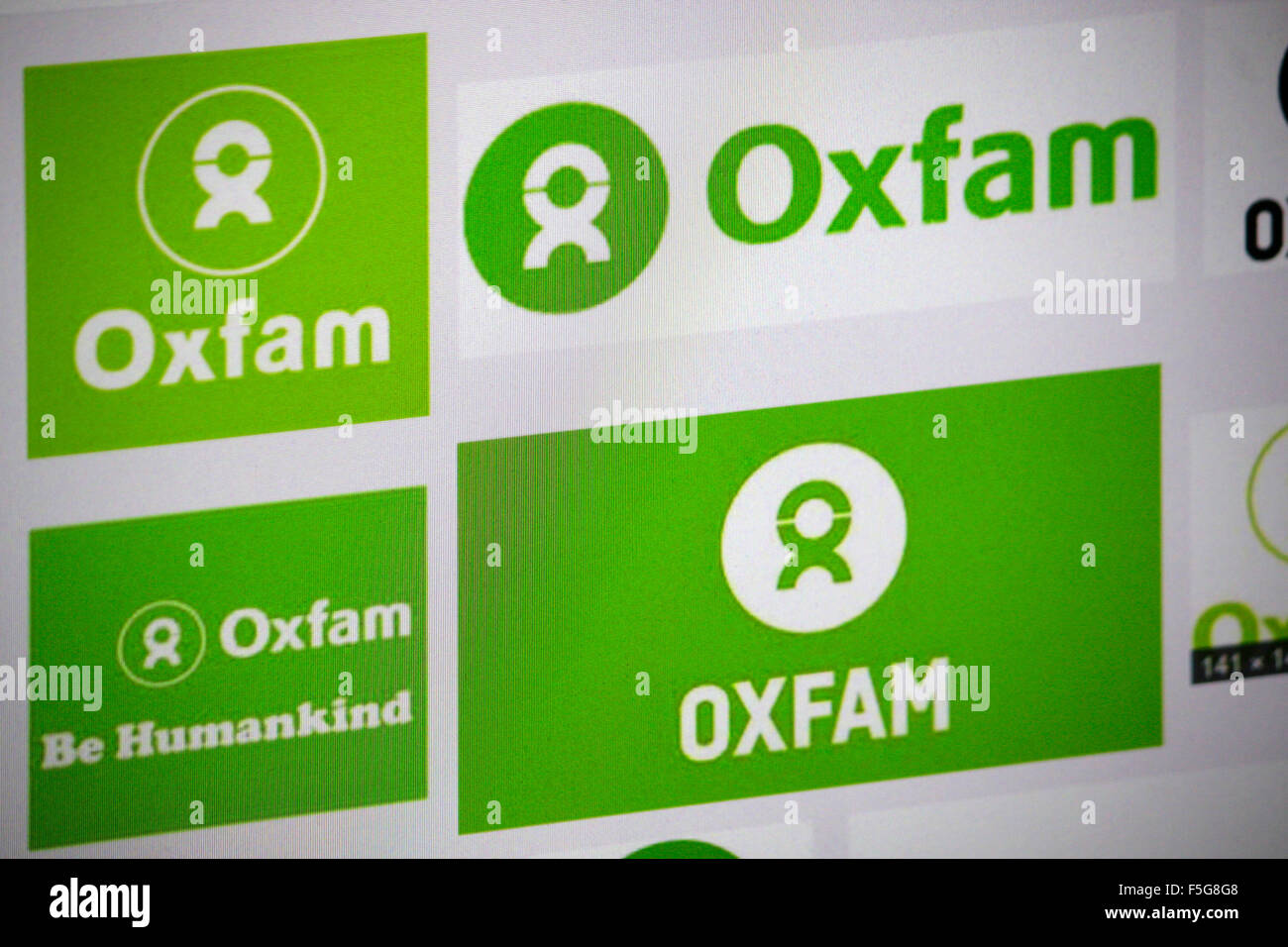 Markenname: "Oxfam", Berlin. Stockfoto
