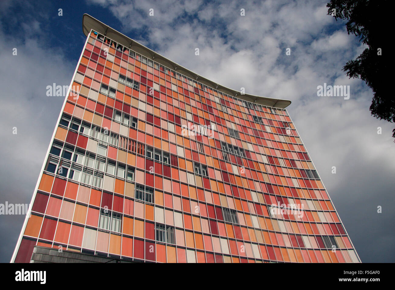 die GSW-Hochhaus, das neue Hauptquartier für das Internet-Startup Inkubator "Rocket Internet", Berlin-Kreuzberg. Stockfoto