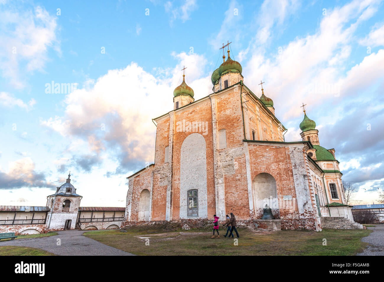 Pereslawl-Salesskij, Russland-3. November 2015: Gorizkij Kloster Uspenski Kathedrale der Entschlafung der Gottesgebärerin. Stockfoto
