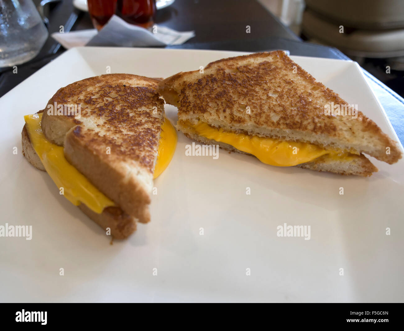 Gegrilltes Käse-sandwich Stockfoto