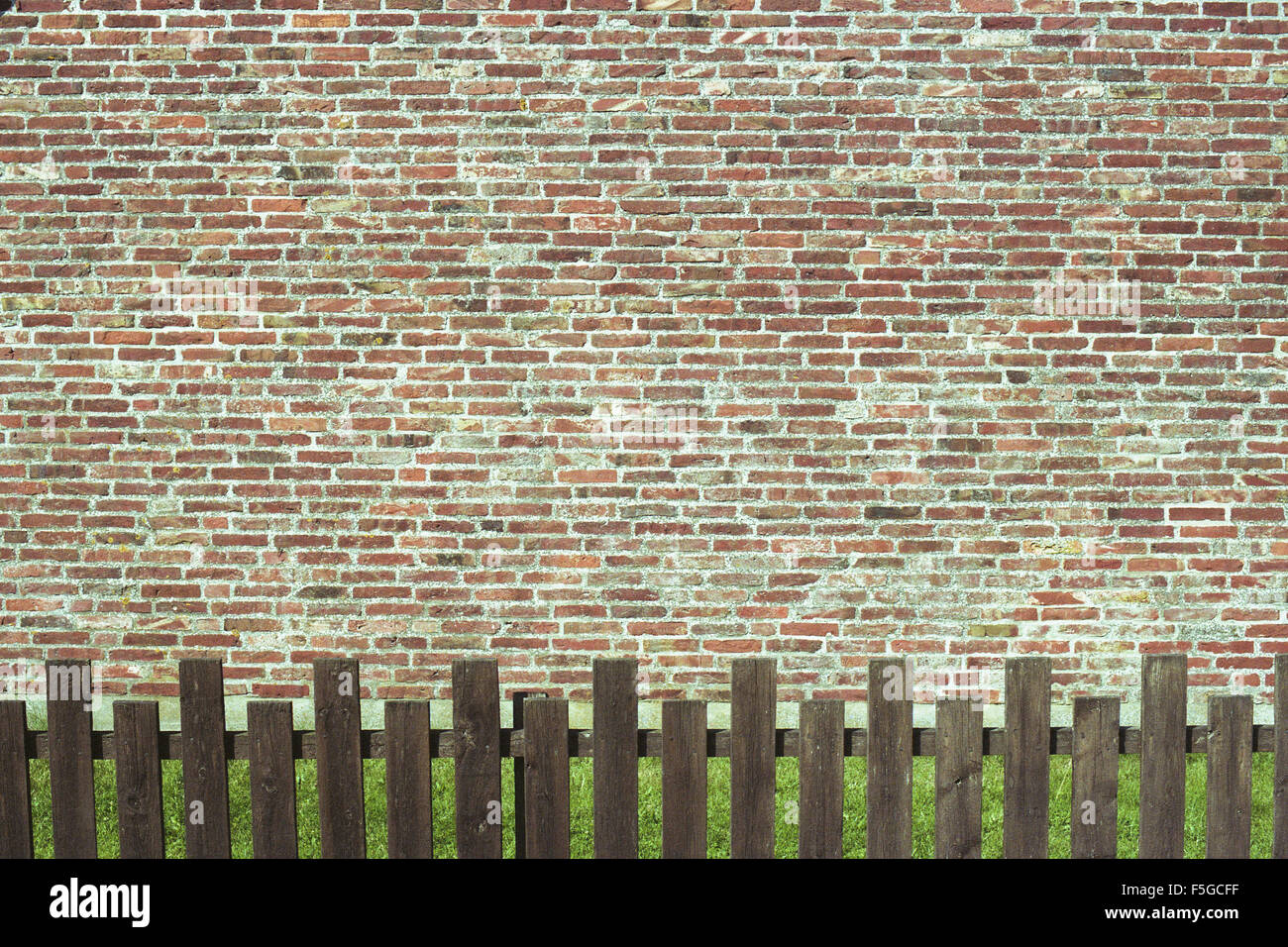 Alte Holzzäunung auf der Insel Mandø, Dänemark Stockfoto