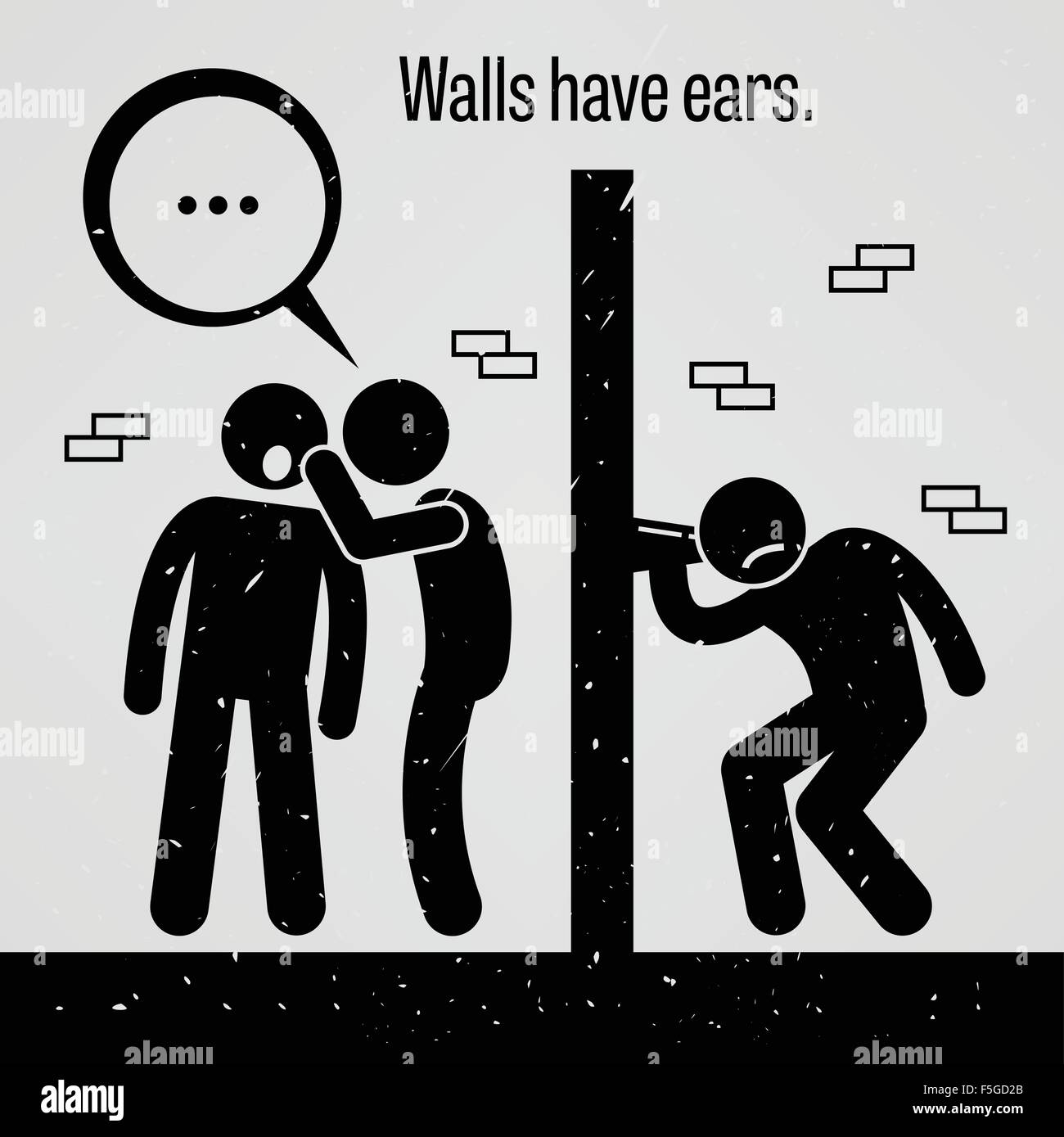 Wände haben ohren Fotos und Bildmaterial in hoher Auflösung Alamy