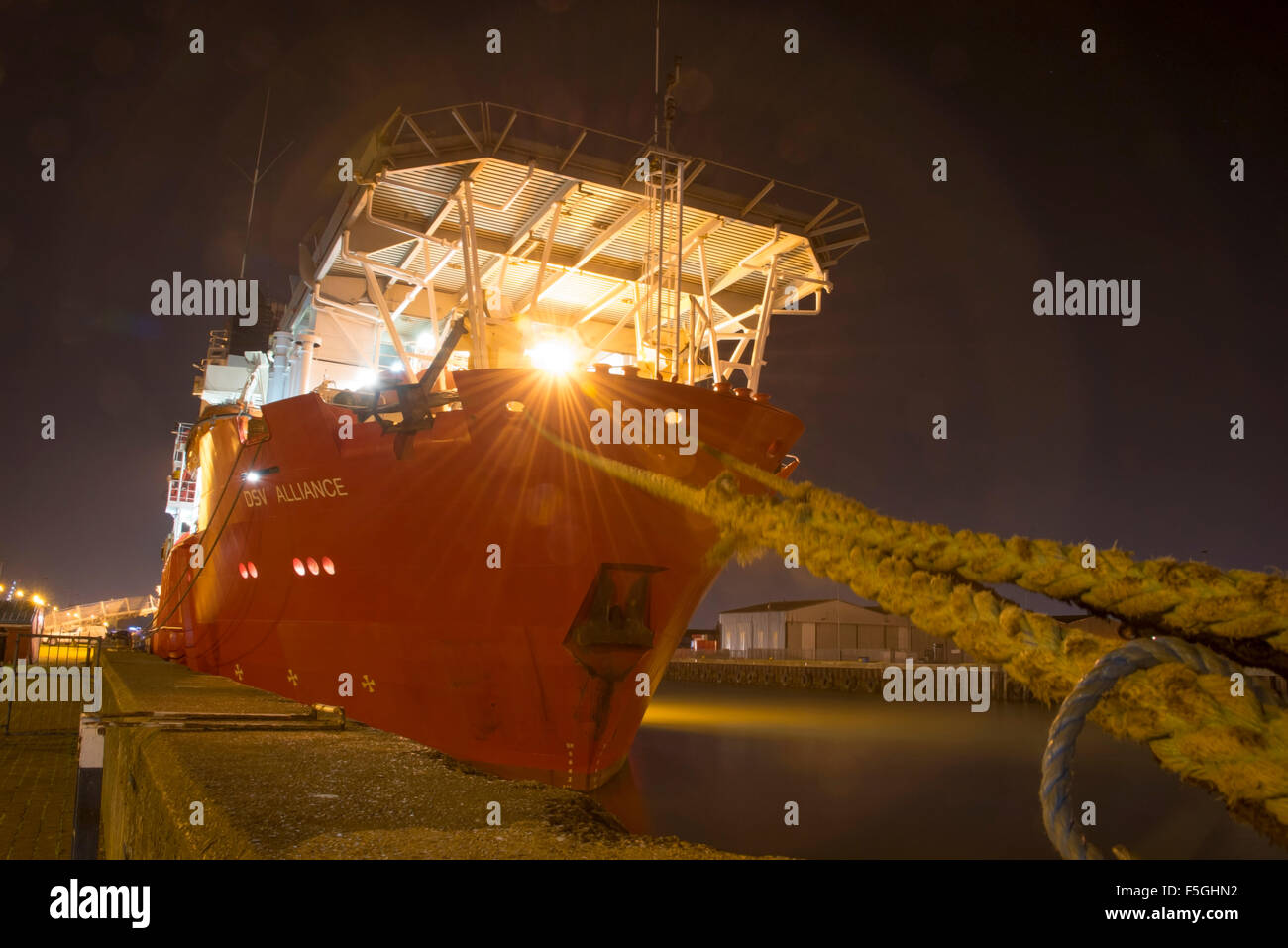 DSV-Allianz Tauchboot im Besitz von Nimrod Meer Vermögenswerte Stockfoto