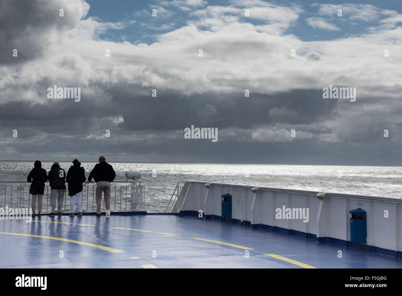 Memel, Litauen, mit der Fähre von DFDS Seaways an der Ostsee Stockfoto