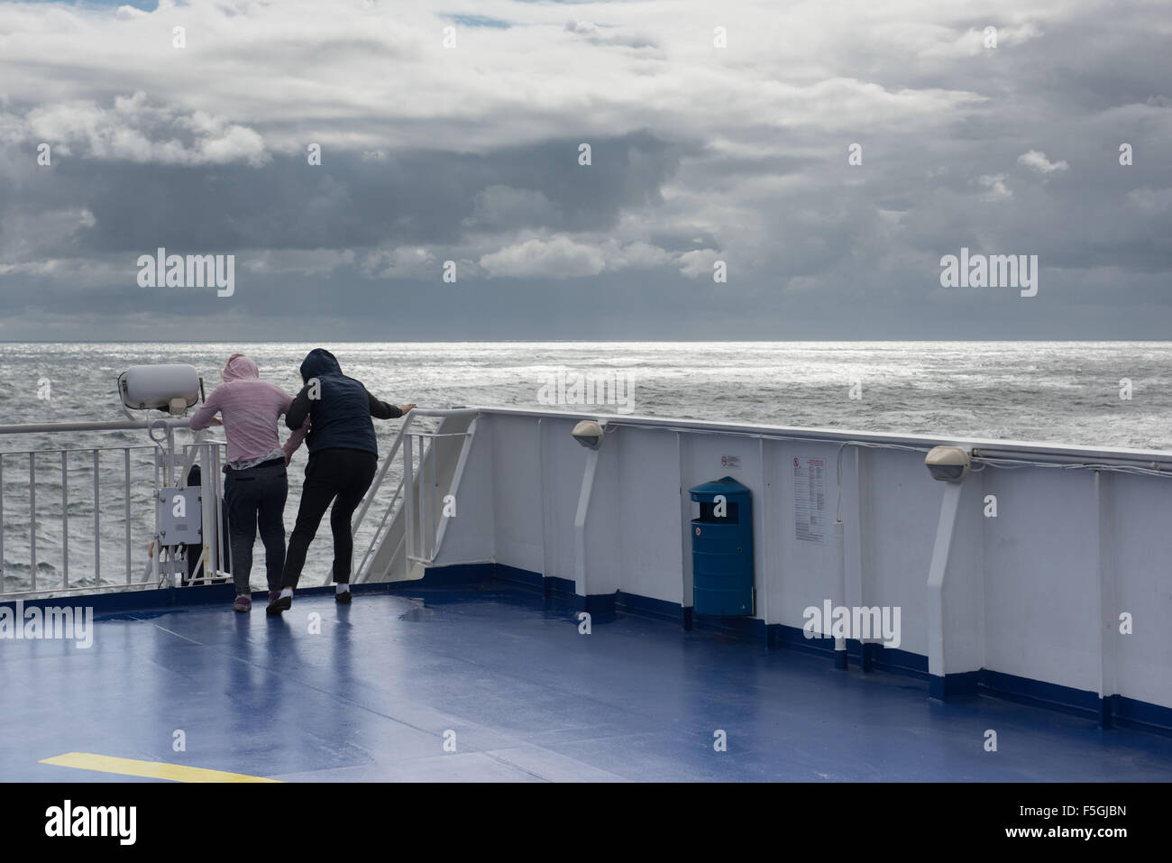 Memel, Litauen, mit der Fähre von DFDS Seaways an der Ostsee Stockfoto