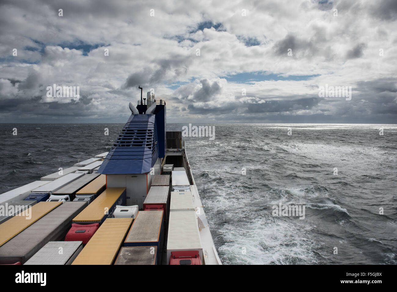Memel, Litauen, mit der Fähre von DFDS Seaways an der Ostsee Stockfoto