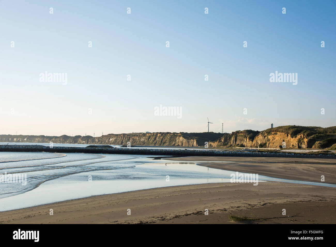 Byobugaura, Choshi Marina Beach, Choshi City, Präfektur Chiba, Japan Stockfoto