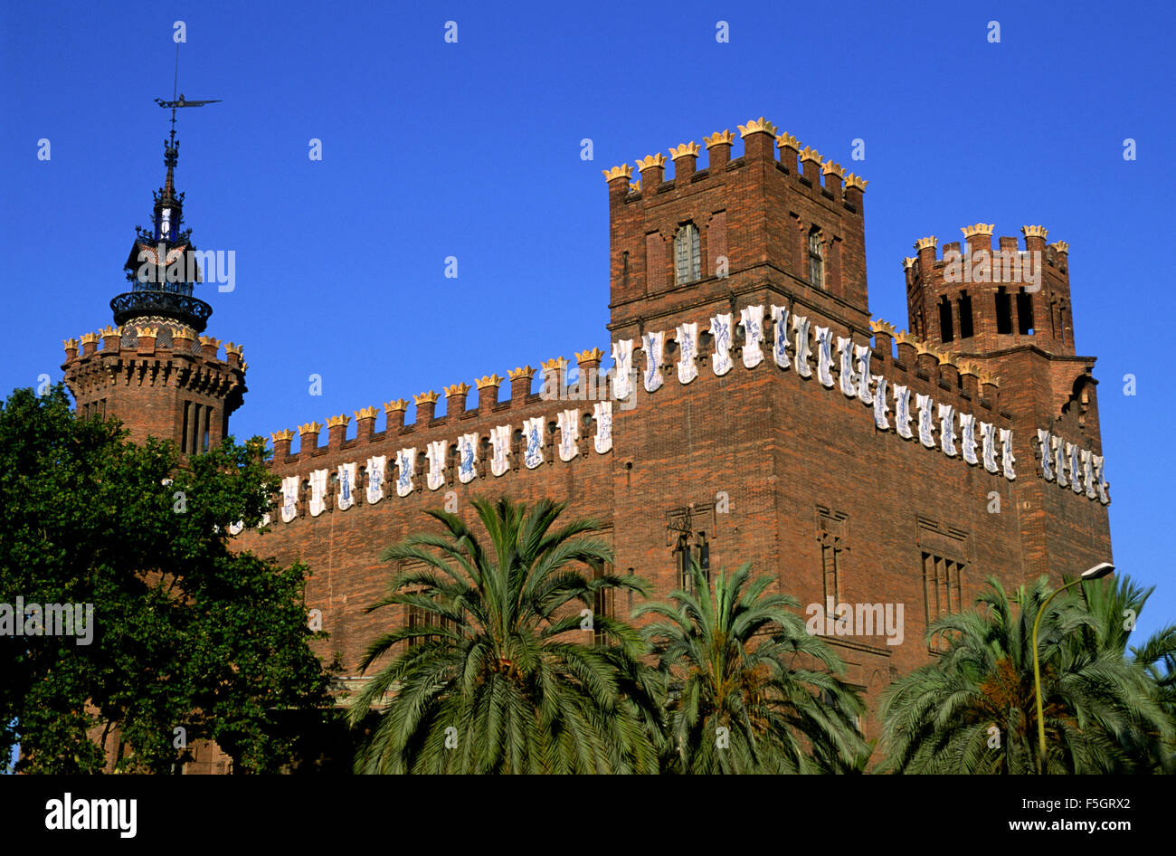 Spanien, Barcelona, Parc de la Ciutadella, Museu de Zoologia, Naturkundemuseum, erbaut vom modernistischen Architekten Lluís Domènech i Montaner Stockfoto