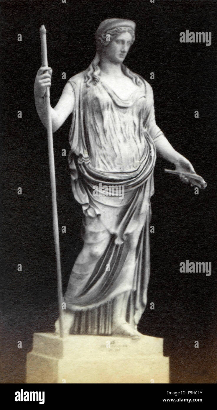 Ceres oder Demeter Roman, Statue, Italienisch Stockfoto