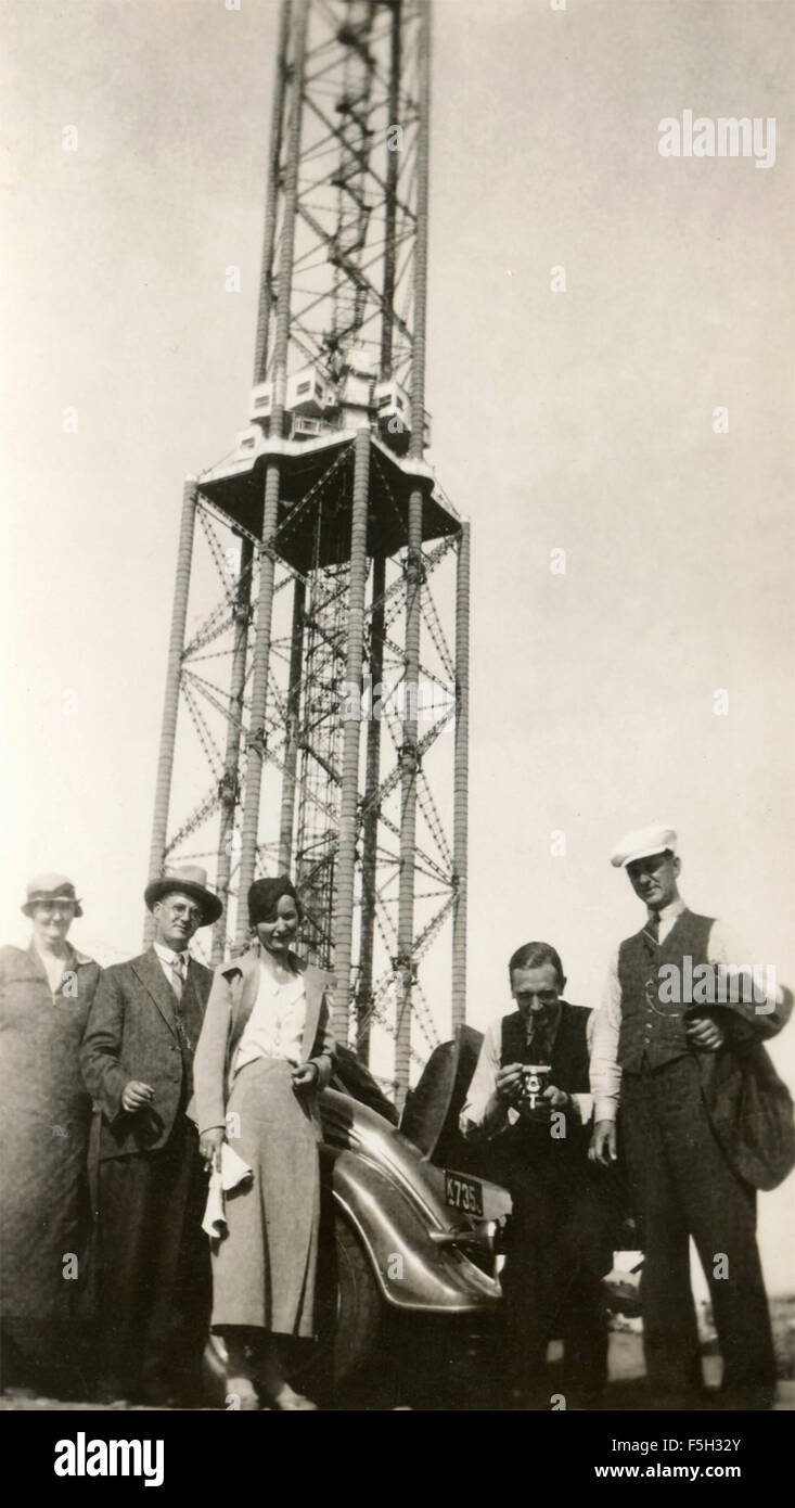 Metall Säule Antenne, Dänemark Stockfoto