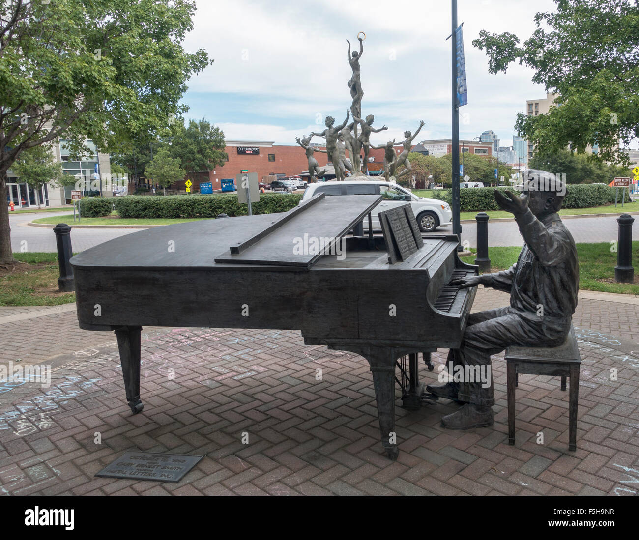 Nashville Tennessee TN Statuenpark Owen Bradley Stockfoto