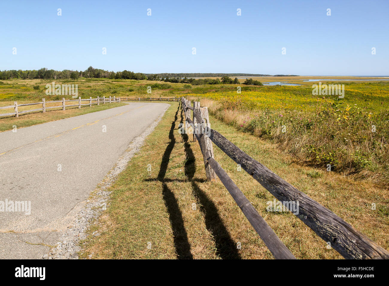 Historischen Landkreis Fort Hill, Eastham, Cape Cod, Massachusetts Stockfoto