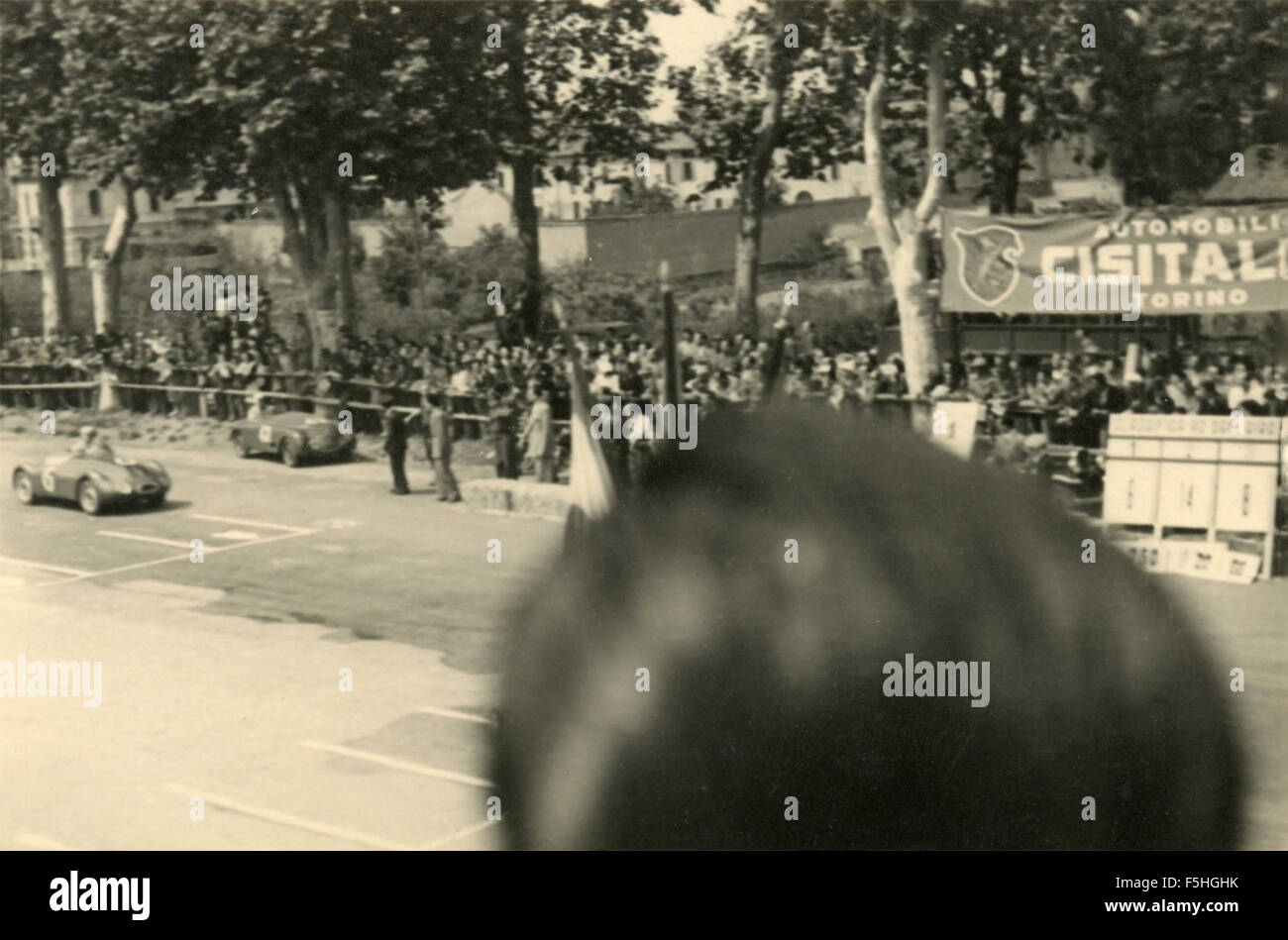 Autorennen Cisitalia, Turin, Italien Stockfoto