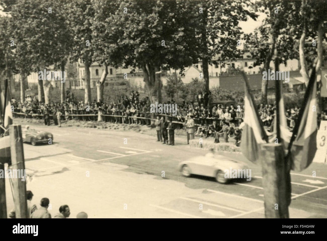 Autorennen Cisitalia, Turin, Italien Stockfoto