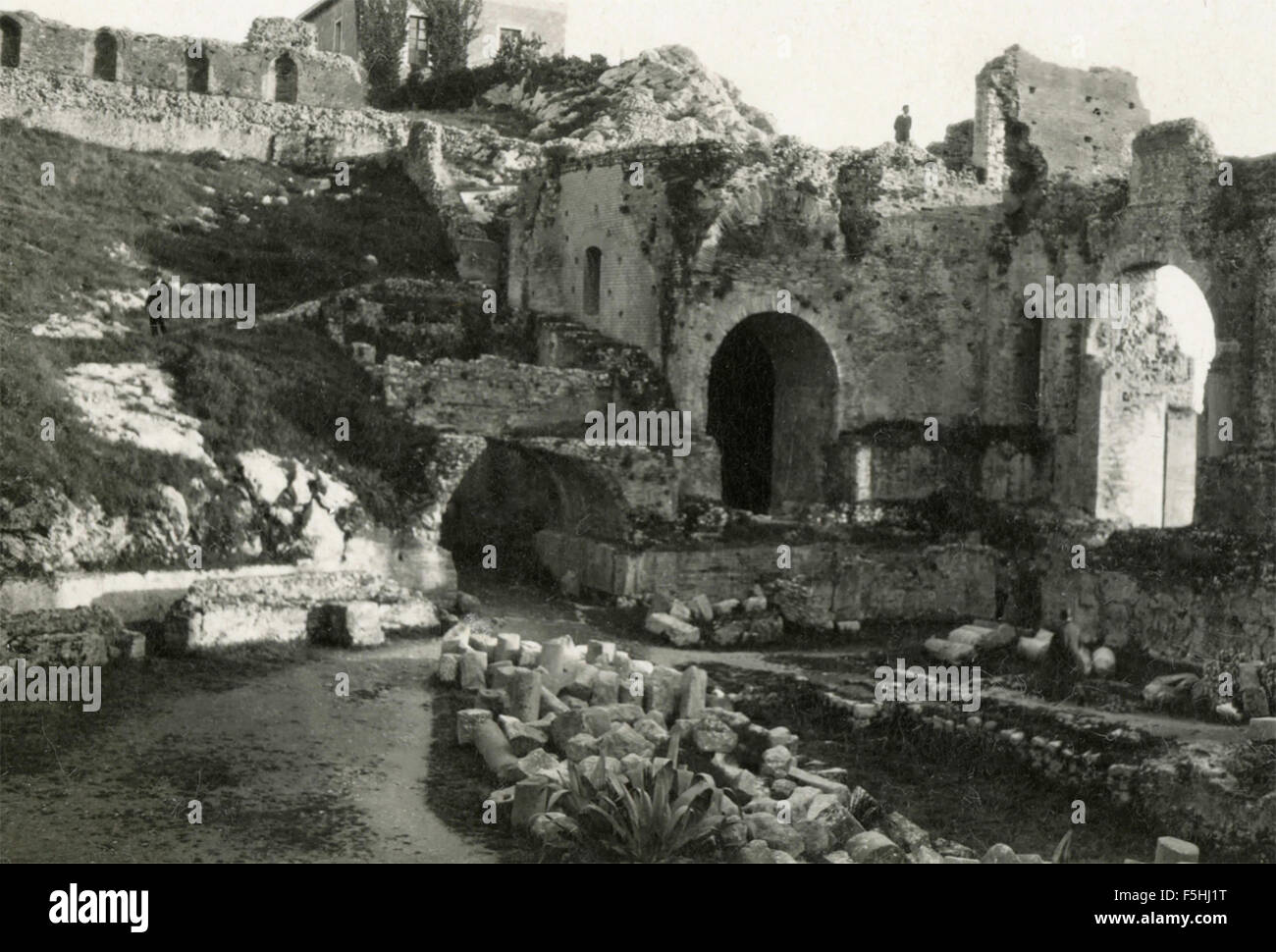 Griechische Theater, Palermo, Italien Stockfoto