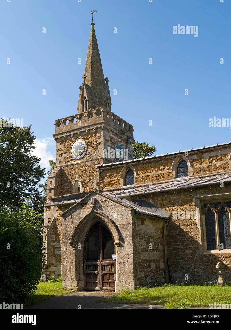St. Marien Kirche, Burrough auf dem Hügel, Leicestershire, England, UK. Stockfoto