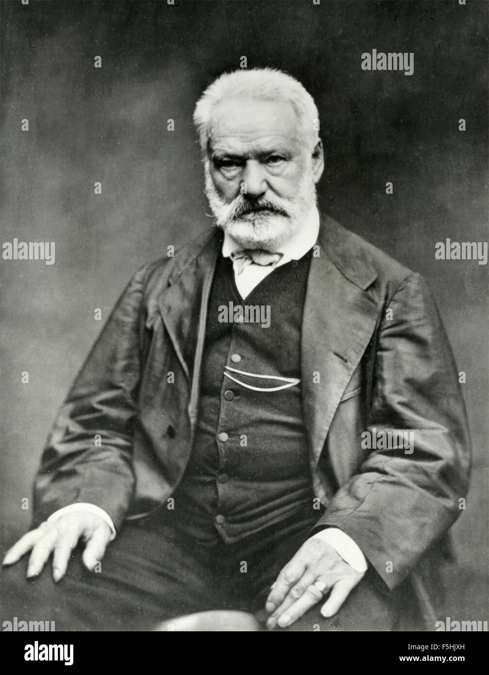 Porträt des Dichters Victor Hugo Stockfoto