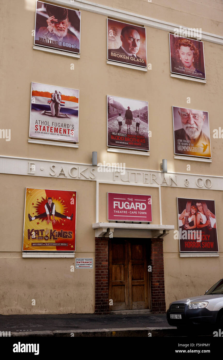 Die Fugard Theater District Six in Kapstadt und ist benannt nach dem Dramatiker Athol Fugard. Stockfoto