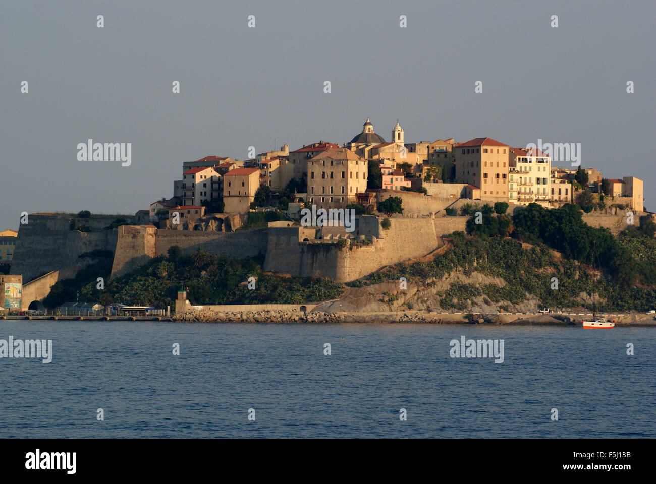 Zitadelle von Calvi, Korsika, Frankreich Stockfoto