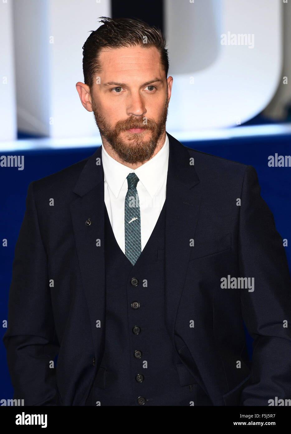 die Weltpremiere von "Legend" im Odeon Leicester Square, London am 3. September 2015 mit: Tom Hardy wo: London, Vereinigtes Königreich bei: 03 Sep 2015 Stockfoto