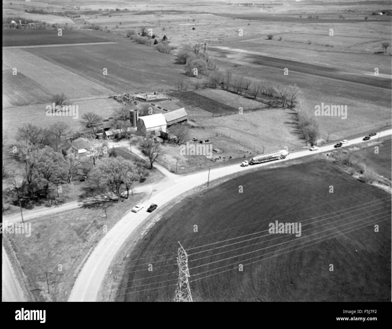 Dieses Bild aus der Atlas-Kollektion zeigt einen Test der Atlas-Rakete in einer frühen Phase, wobei der Schwerpunkt auf den technischen Systemen liegt, die bei ihrer Entwicklung verwendet werden. Stockfoto