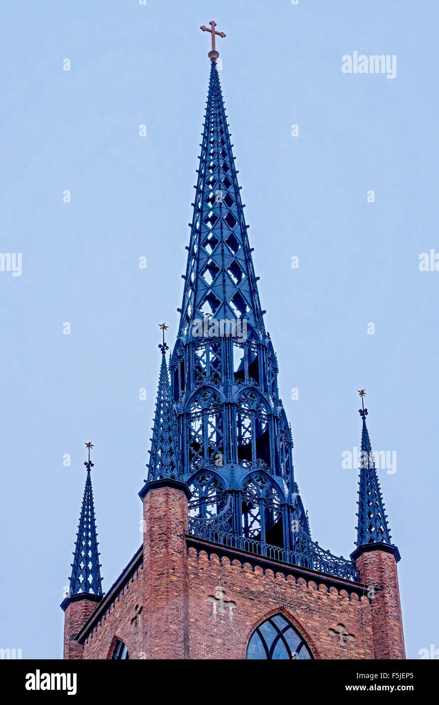 Riddarholmen Kirche Stockholm Schweden Stockfoto