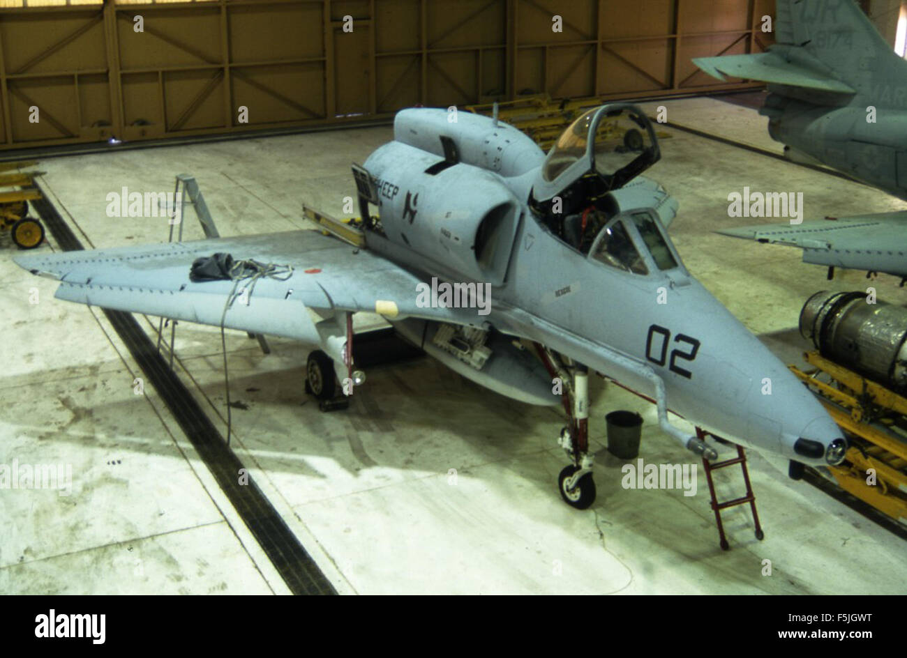 Douglas A-4 M VMA-214 WL02 MCAS Yuma 11. Mai 89 RJF Stockfoto