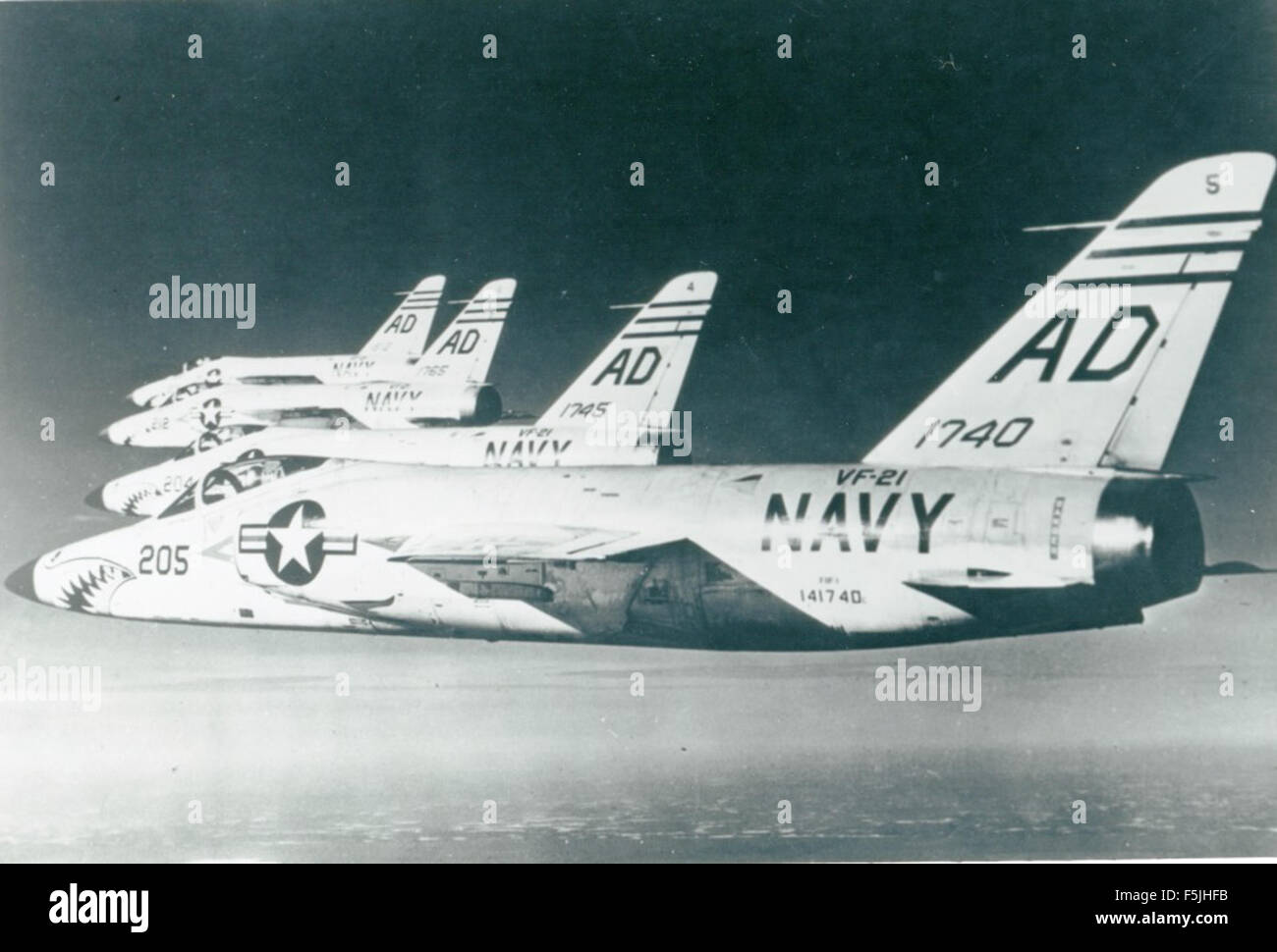 Grumman F11F-1 Tiger Stockfoto