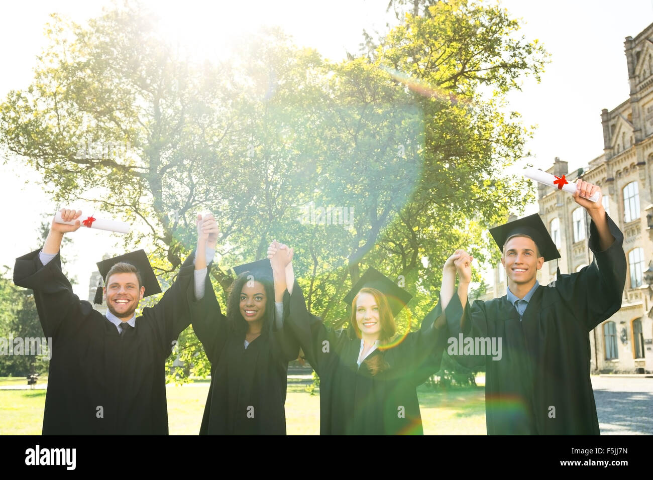 Konzept für Schüler Abschlusstag Stockfoto