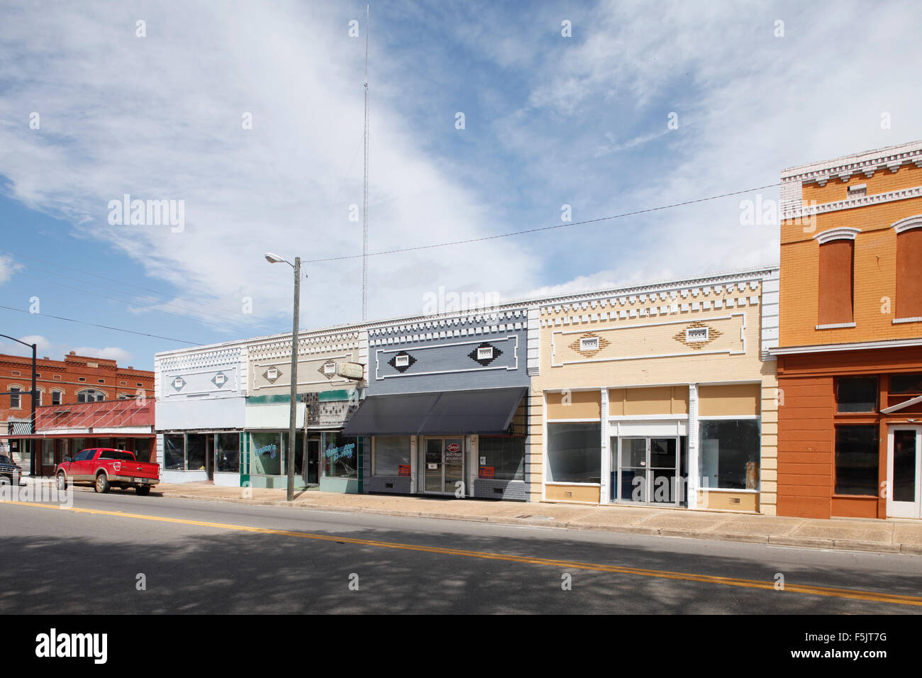 Ashburn, GA kleine Stadt im Süden. Stockfoto