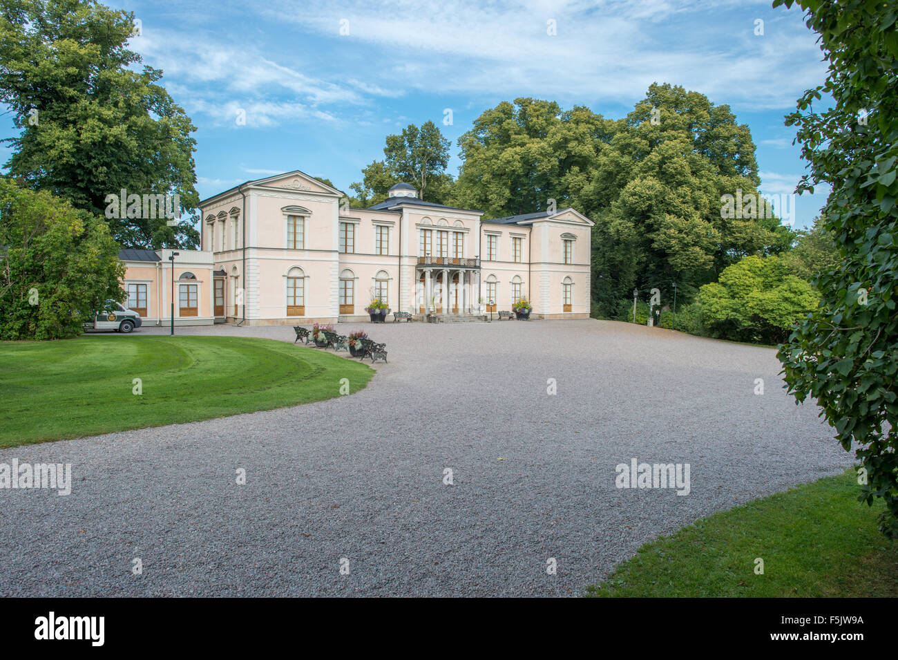 Rosendal Palace ist ein Königsschloss auf Djurgården in Stockholm, Schweden. Stockfoto