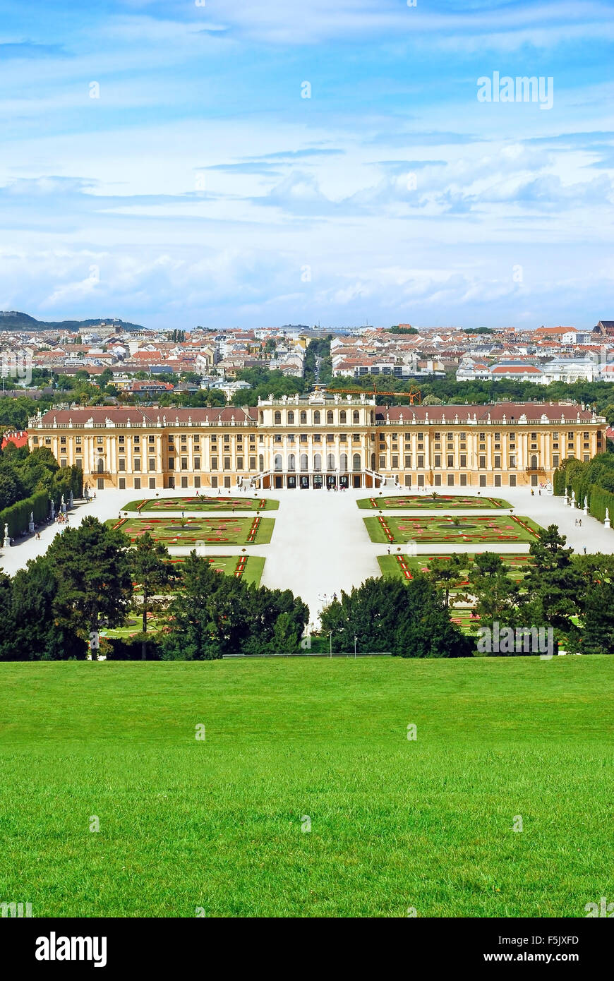 Schloss Schönbrunn in Wien Stockfoto