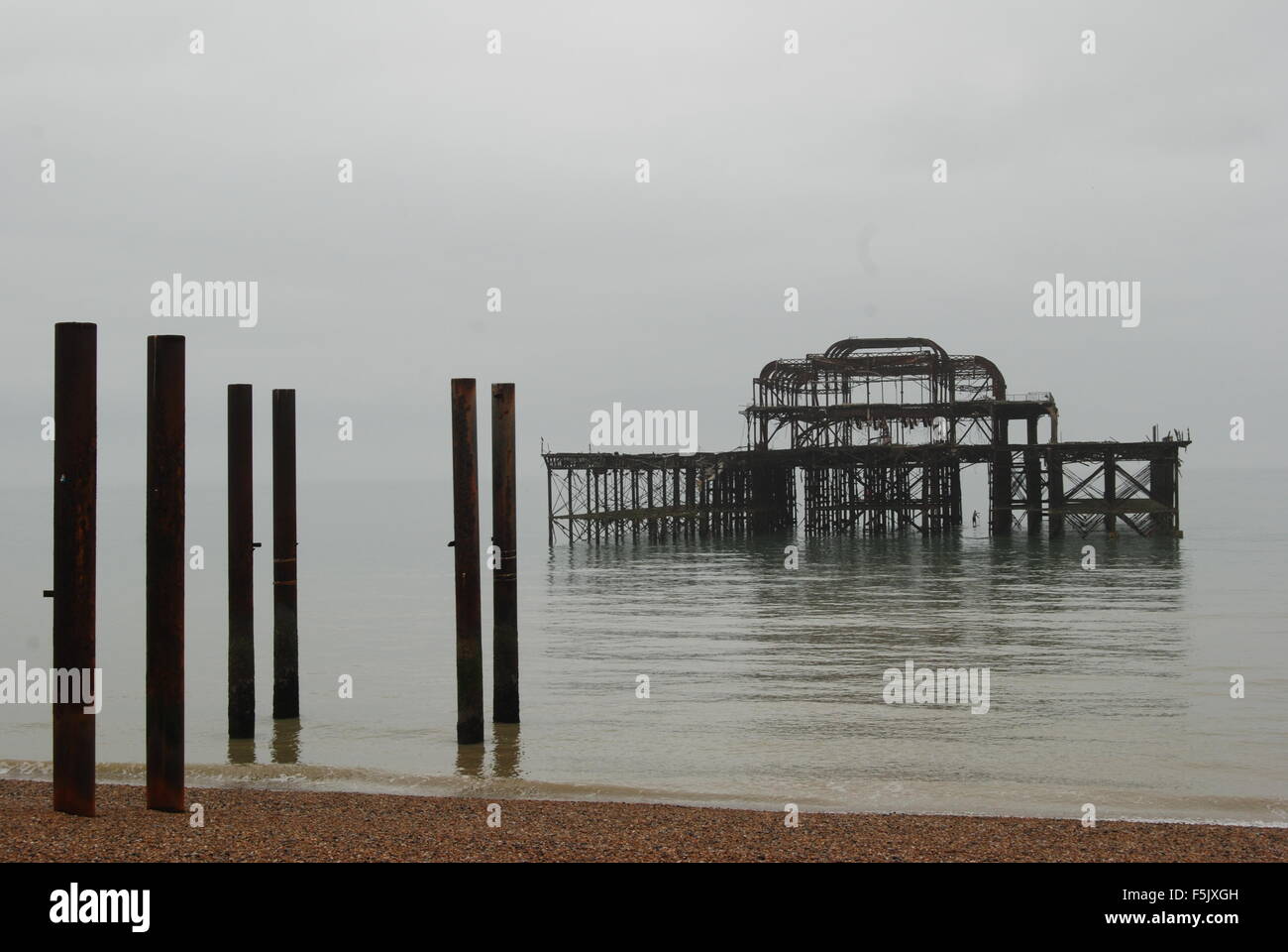 September-Pier Stockfoto