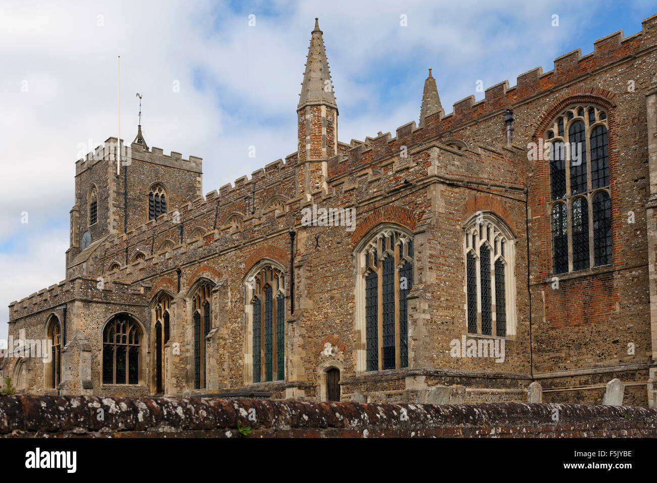Pfarrkirche St. Peter und St. Paul. Clare, Suffolk Stockfoto