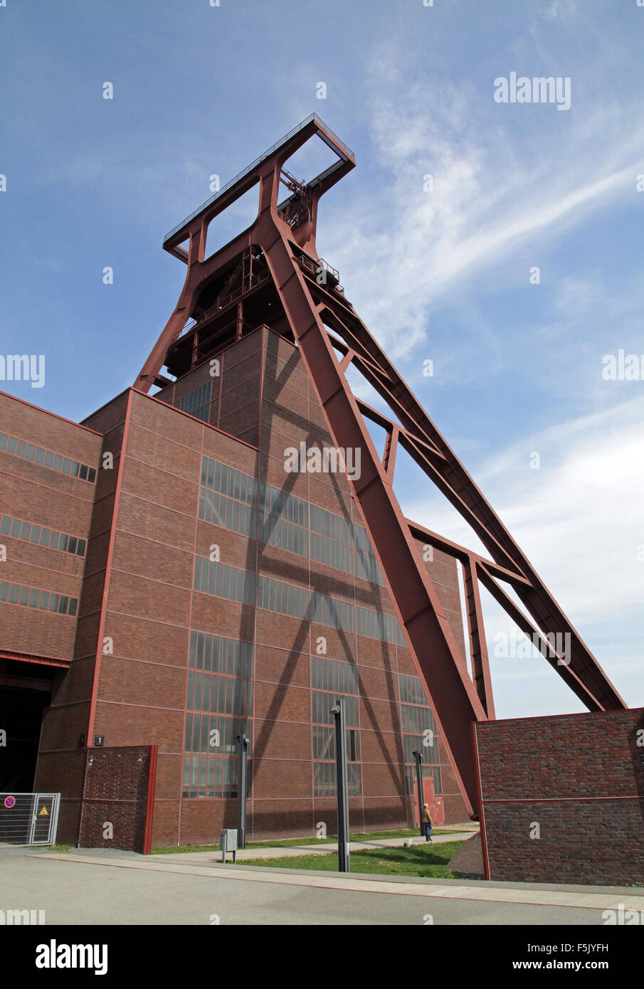 Die Industriebrache Zollverein Coal Mine industrielle komplexe deutsche Zeche Zollverein in Essen-Nordrhein-Westfalen Stockfoto