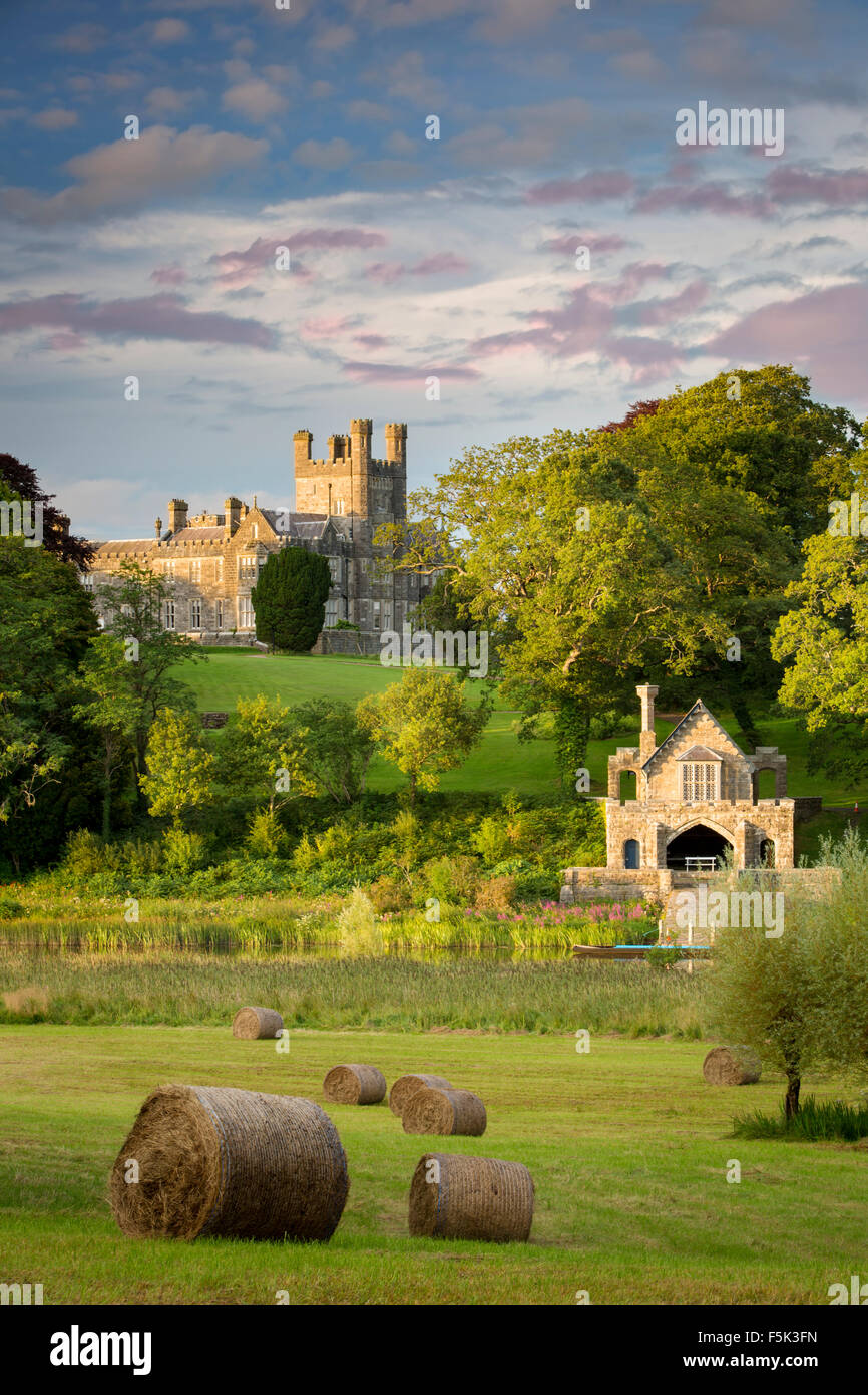 Crom Castle - der angestammten Heimat zu Herr Erne und Crichton Familie, County Fermanagh, Nordirland, Großbritannien Stockfoto