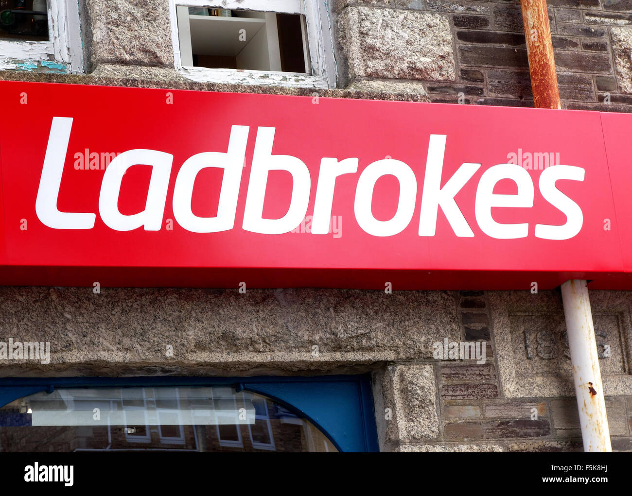 Wettbüro Ladbrokes Stockfoto