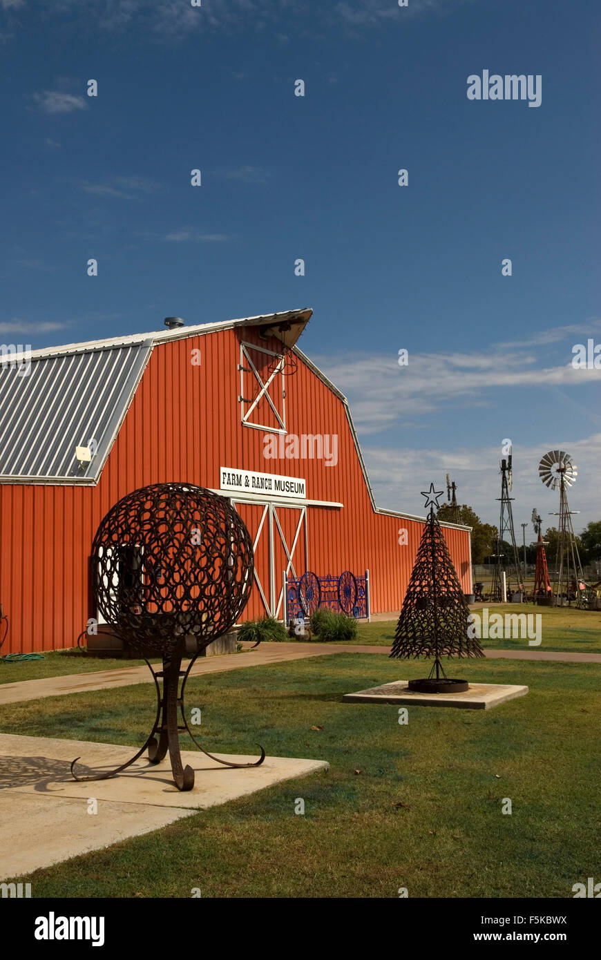 Farm Ranch Museum alte Stadt Museum Komplex Elk City Oklahoma USA Stockfoto