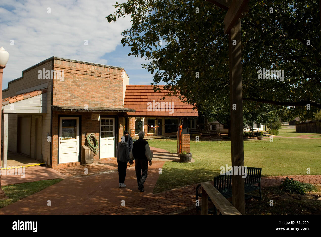 Old Town Museum Complex Elk City Oklahoma USA Stockfoto