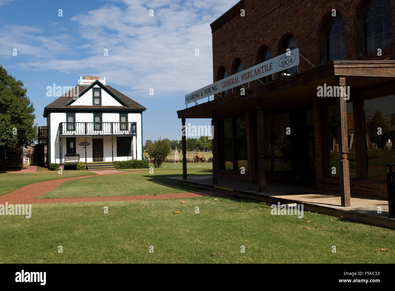 Allgemeine kaufmännische Geschäft alte Stadt Elk City Oklahoma USA Stockfoto