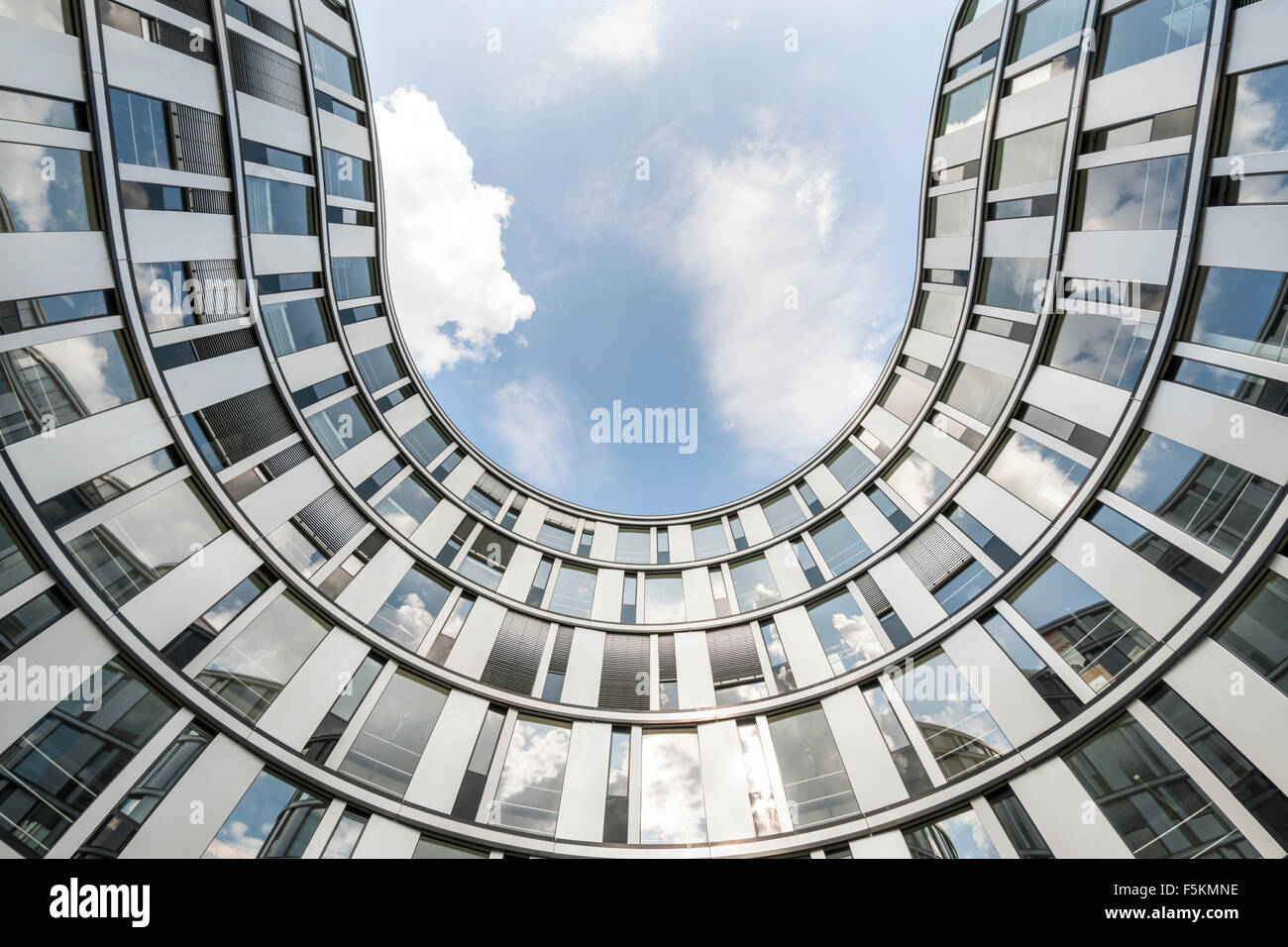 Fassade, die Welle, Hamburg Stockfoto