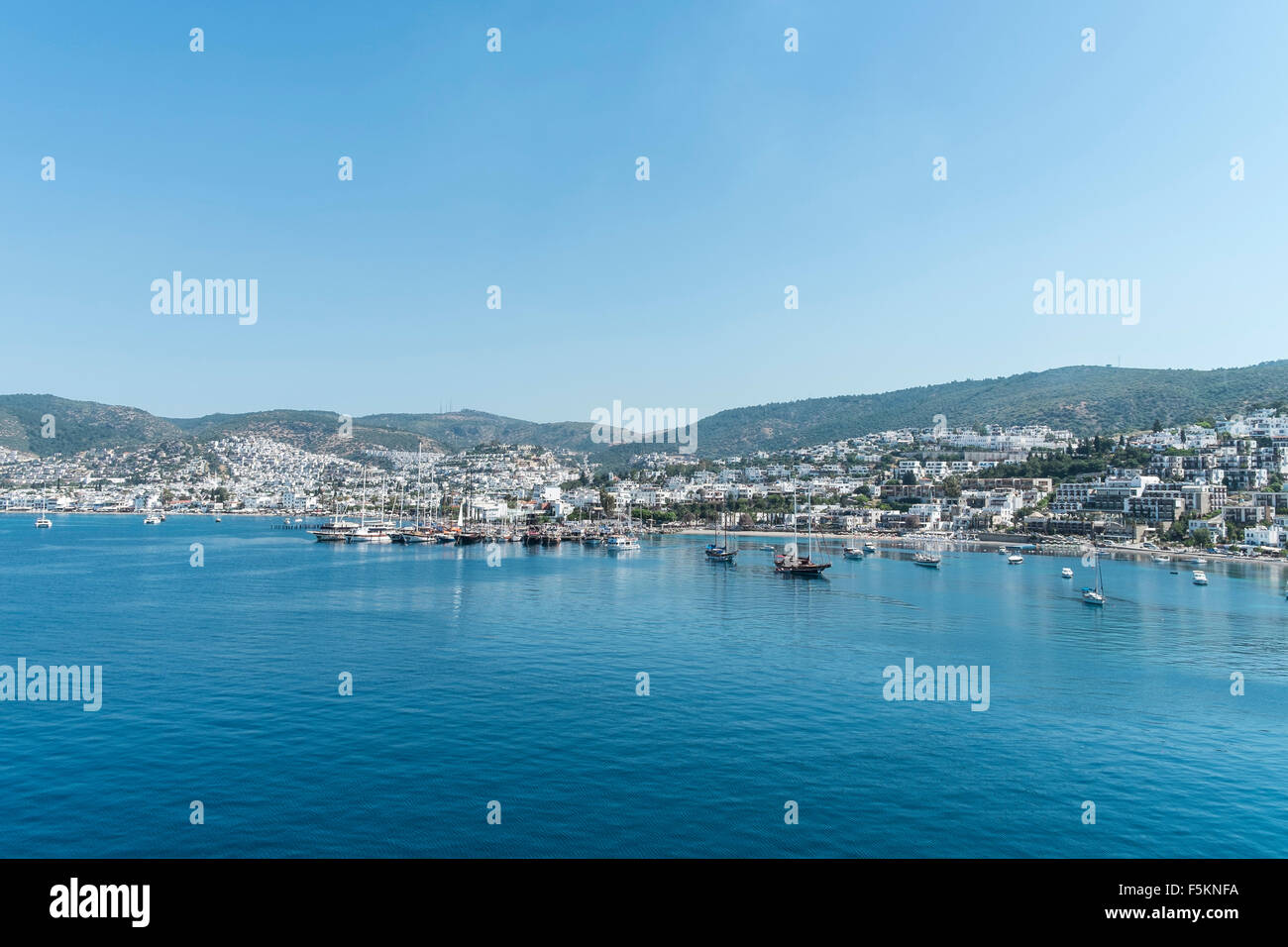 Hafen von Bodrum, Türkei Stockfoto